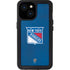 NHL New York Rangers Distressed iPhone 15 Waterproof Case